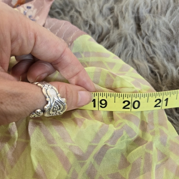 Rebecca Taylor Size 4 Silk 2012 Spring Sleeveless Summer Midi Flowy Tiered Dress - Picture 10 of 10
